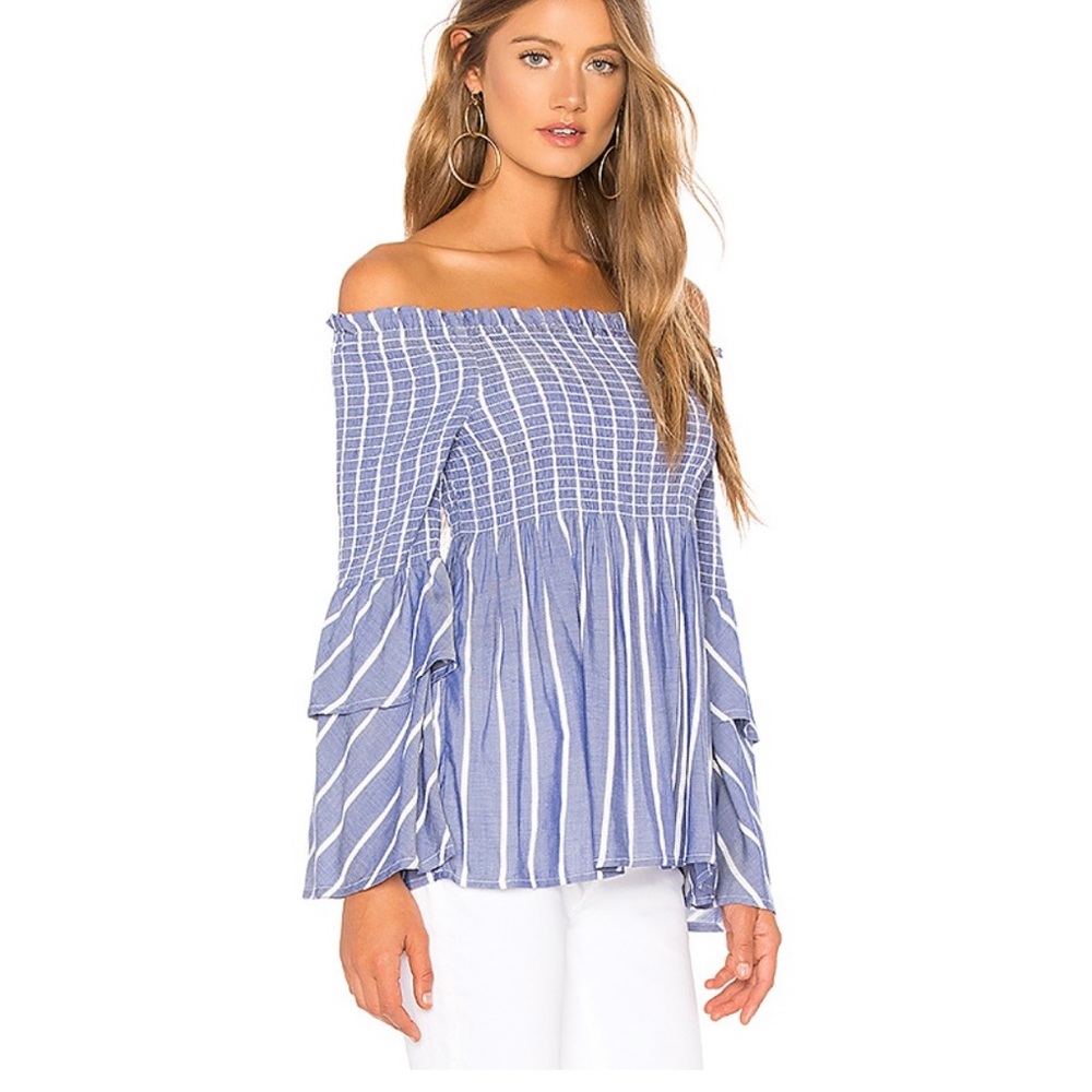 Bardot Nuno Shirred Top